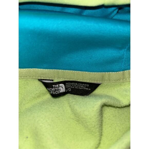 Womens The North Face green hoodie size L - Picture 3 of 3